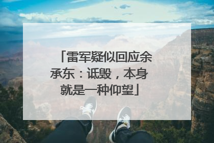 雷军疑似回应余承东：诋毁，本身就是一种仰望