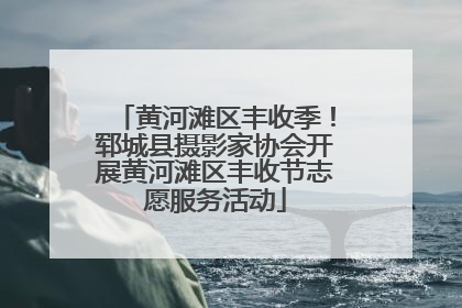 黄河滩区丰收季！郓城县摄影家协会开展黄河滩区丰收节志愿服务活动