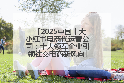 2025中国十大小红书电商代运营公司：十大领军企业引领社交电商新风向