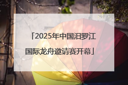 2025年中国汨罗江国际龙舟邀请赛开幕