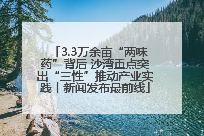 3.3万余亩“两味药”背后 沙湾重点突出“三性”推动产业实践丨新闻发布最前线
