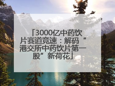 3000亿中药饮片赛道竞速：解码“港交所中药饮片第一股”新荷花