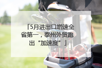 5月进出口增速全省第一，泰州外贸跑出“加速度”