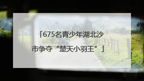 675名青少年湖北沙市争夺“楚天小羽王”